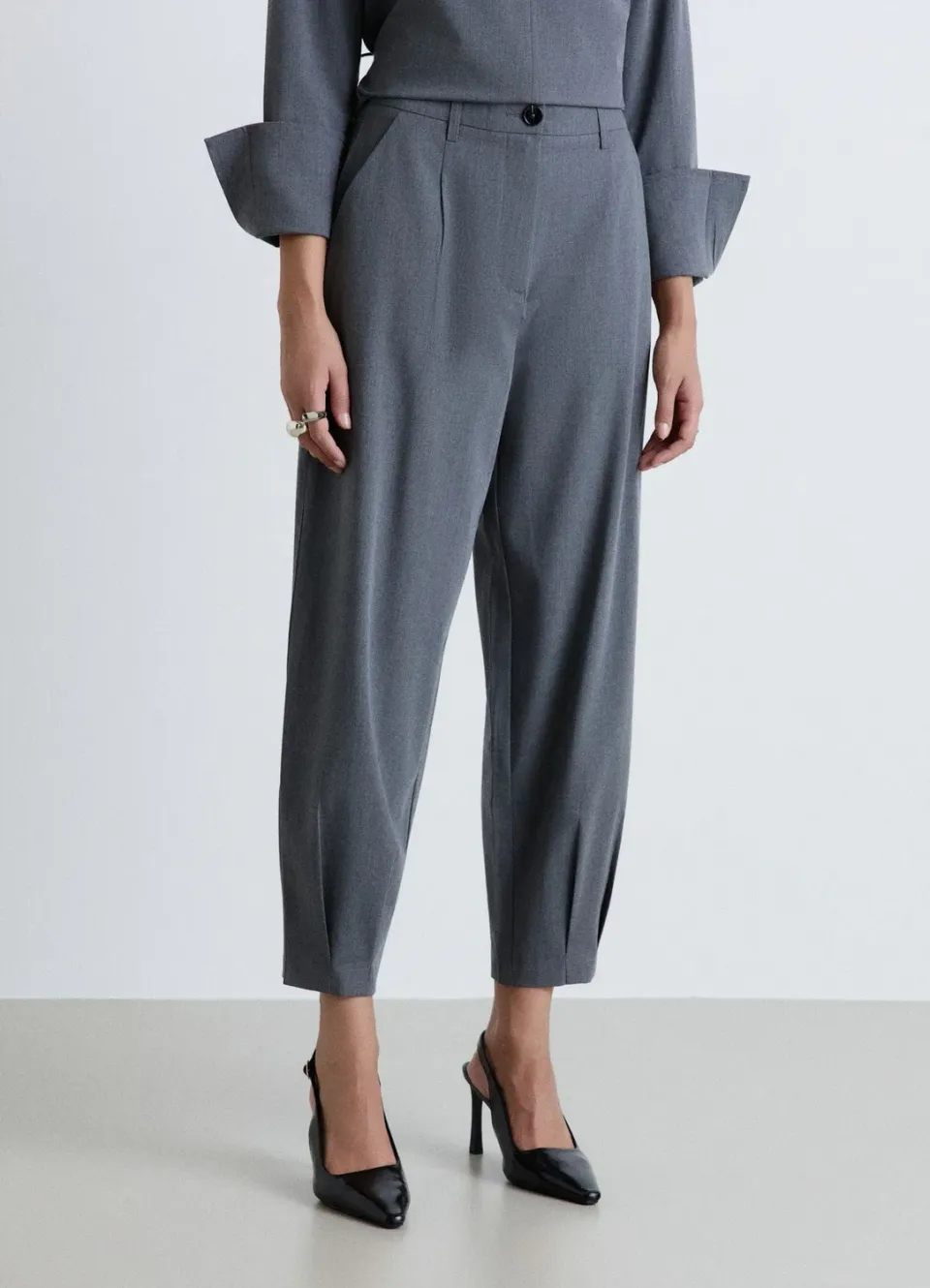 Calliope balloon à pinces pantalon femme taille S