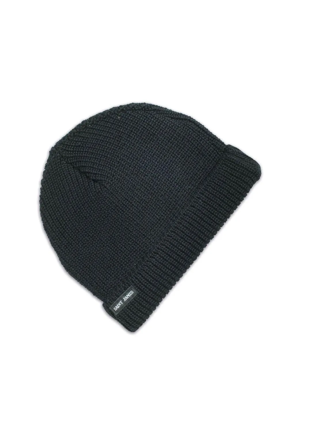 Saint James Perle bonnet marine laine revers