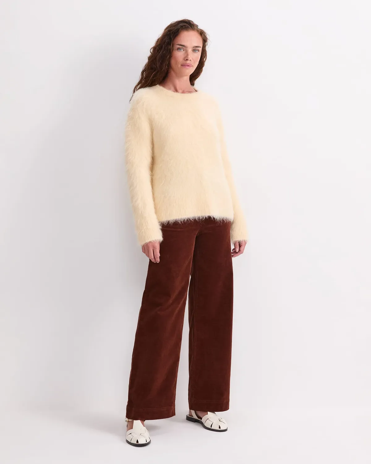 Sportscraft Alpaca Blend 120654 pull femme col rond