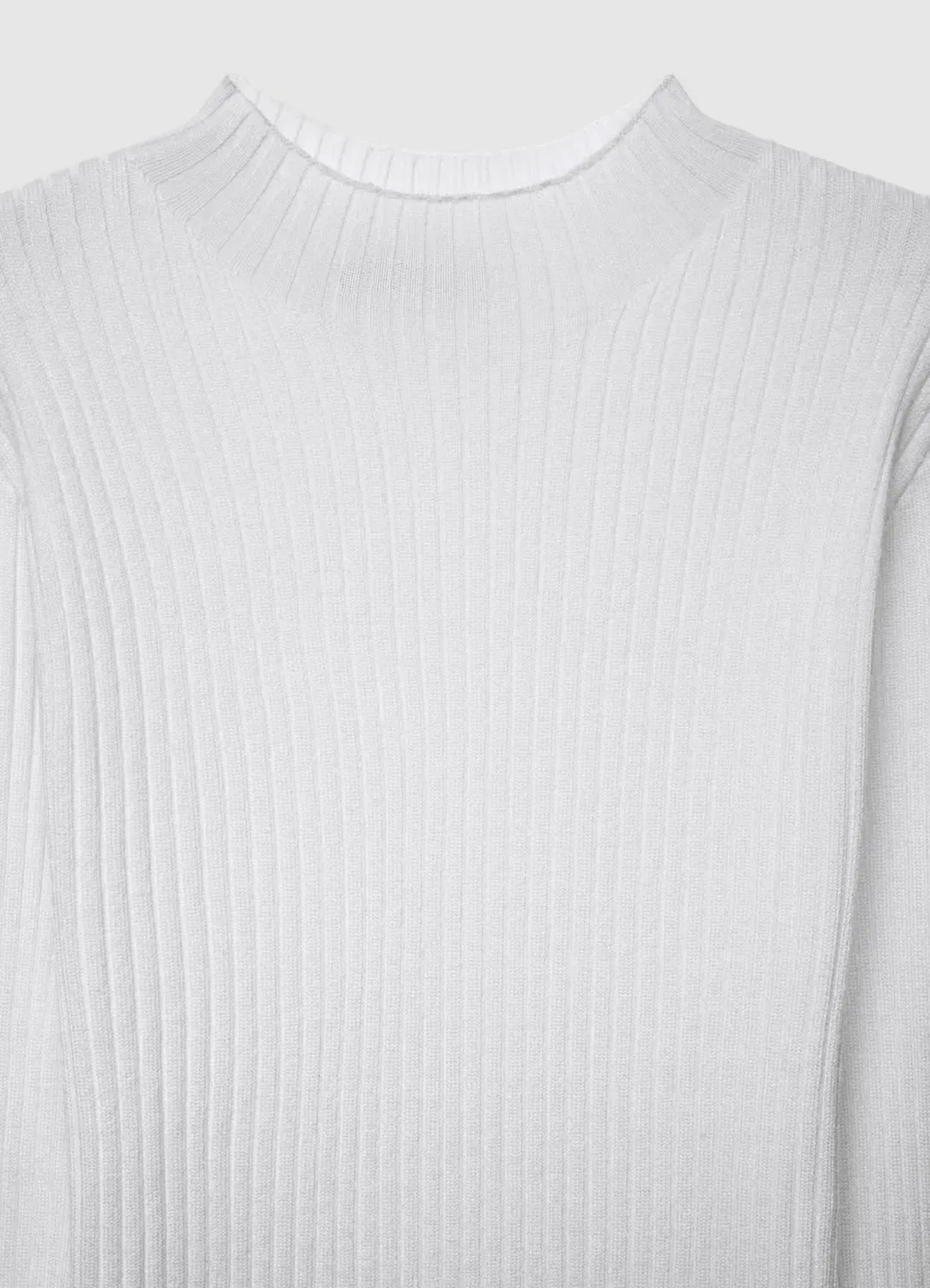 Calliope t-shirt col haut femme côtelé