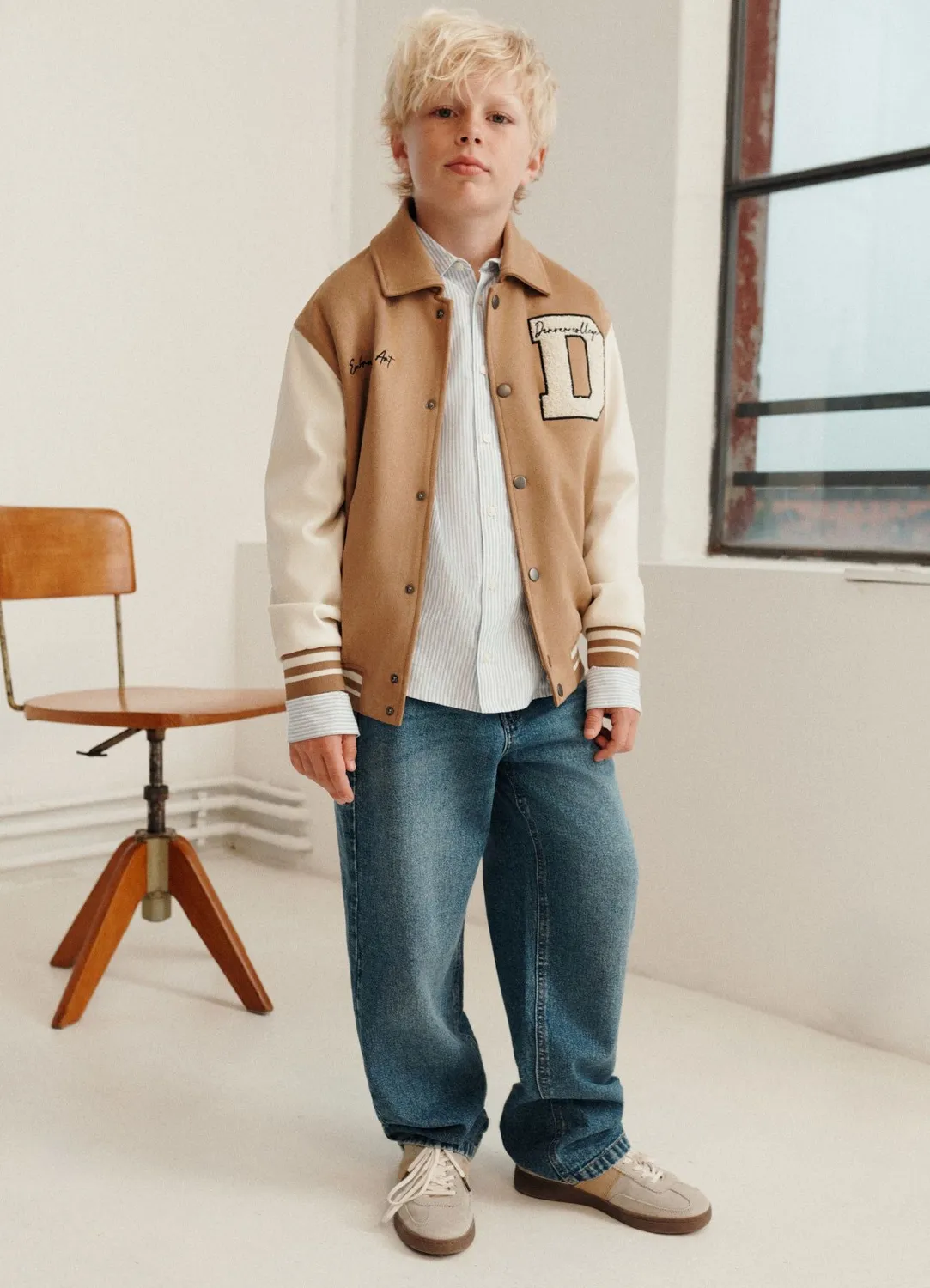 Calliope jean baggy garçon uni relaxed
