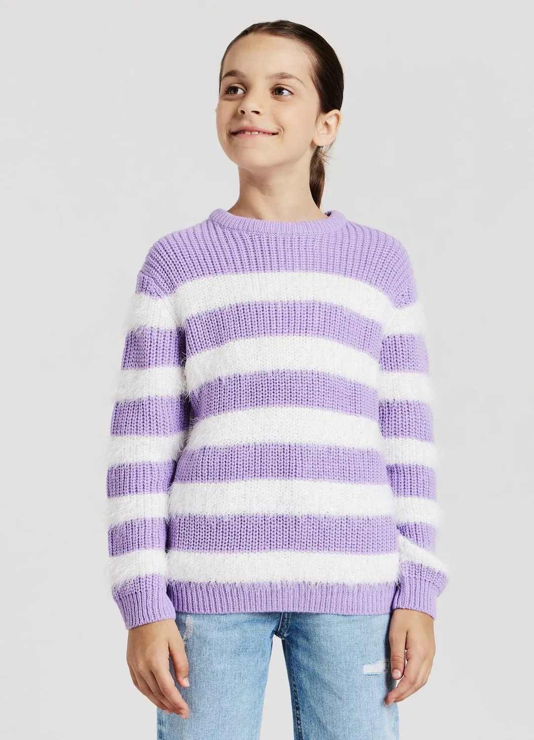 Calliope pull rayé col rond fille 10-11 ans