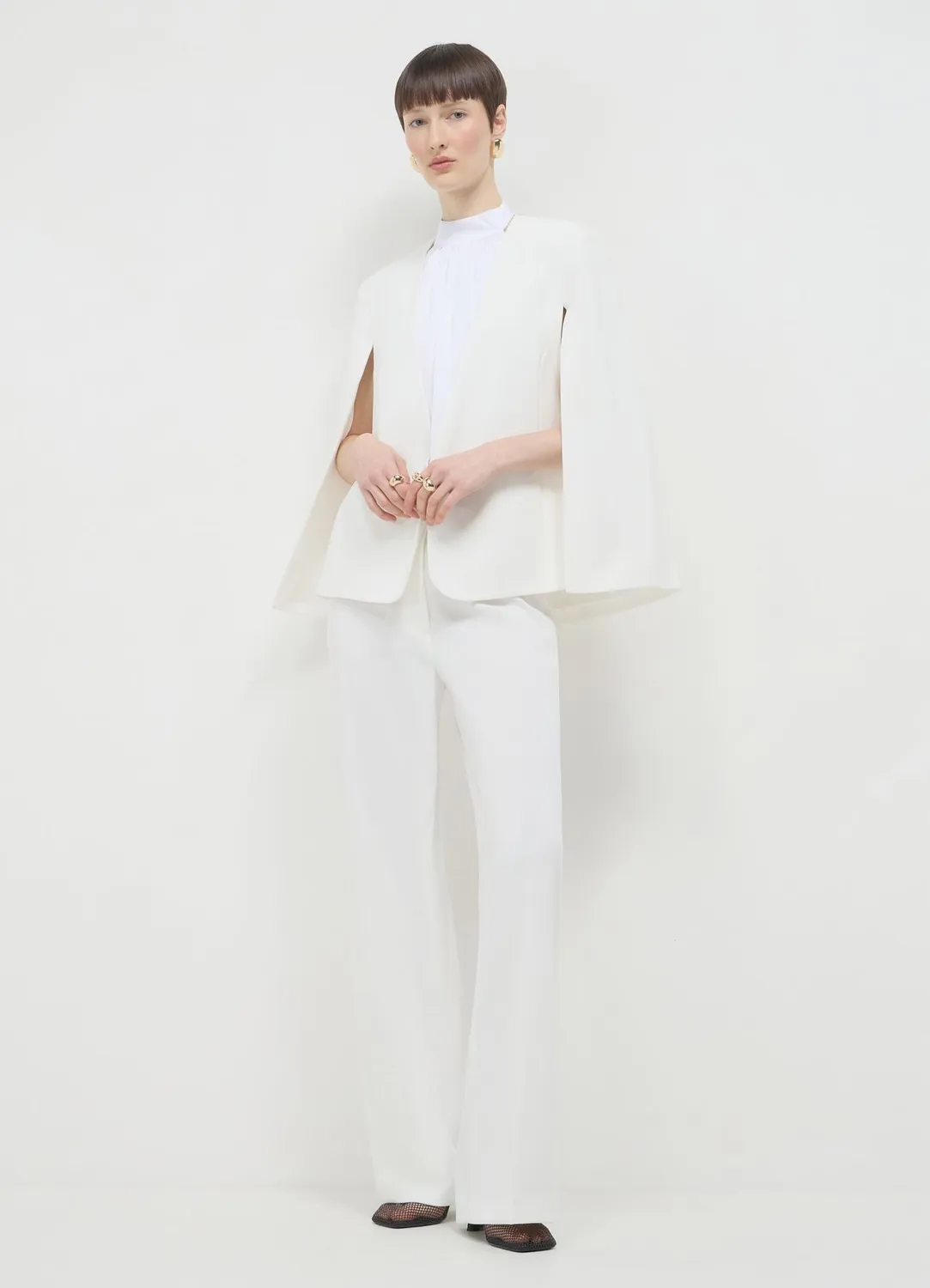 Calliope pantalon palazzo femme à brides