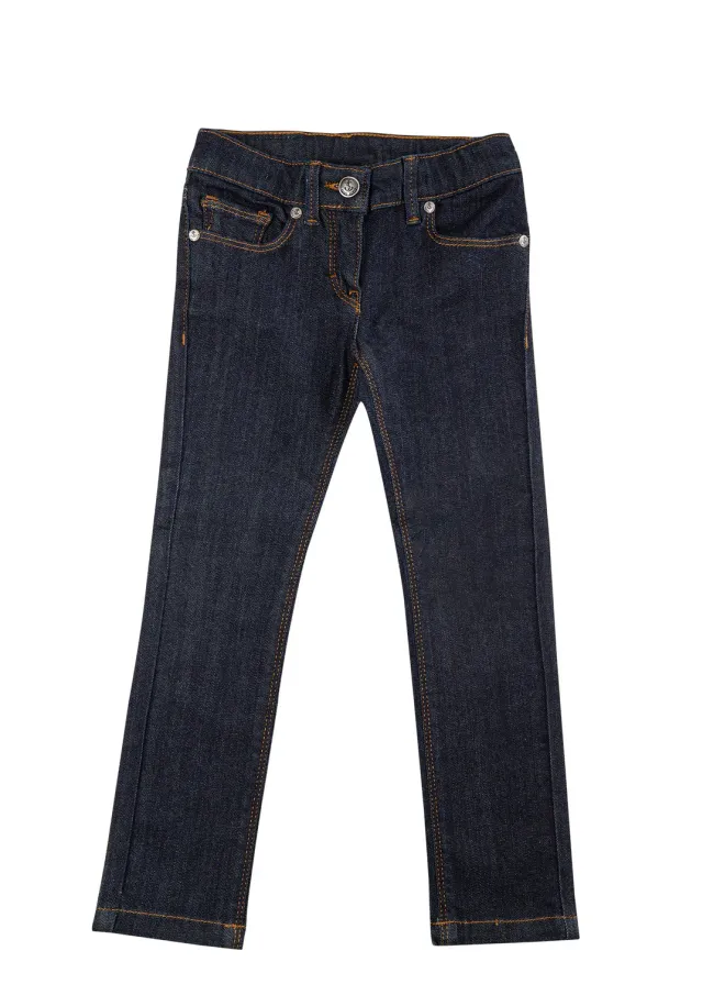 Saint James Mimosa jean enfant brut slim fille