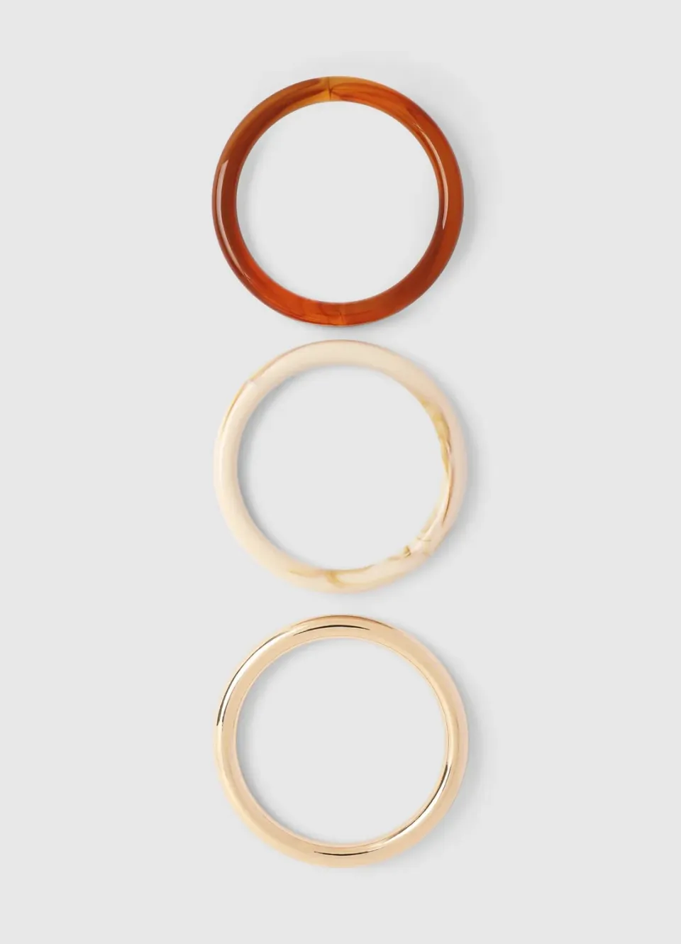 Calliope rigides ronds lot 3 bracelets femme
