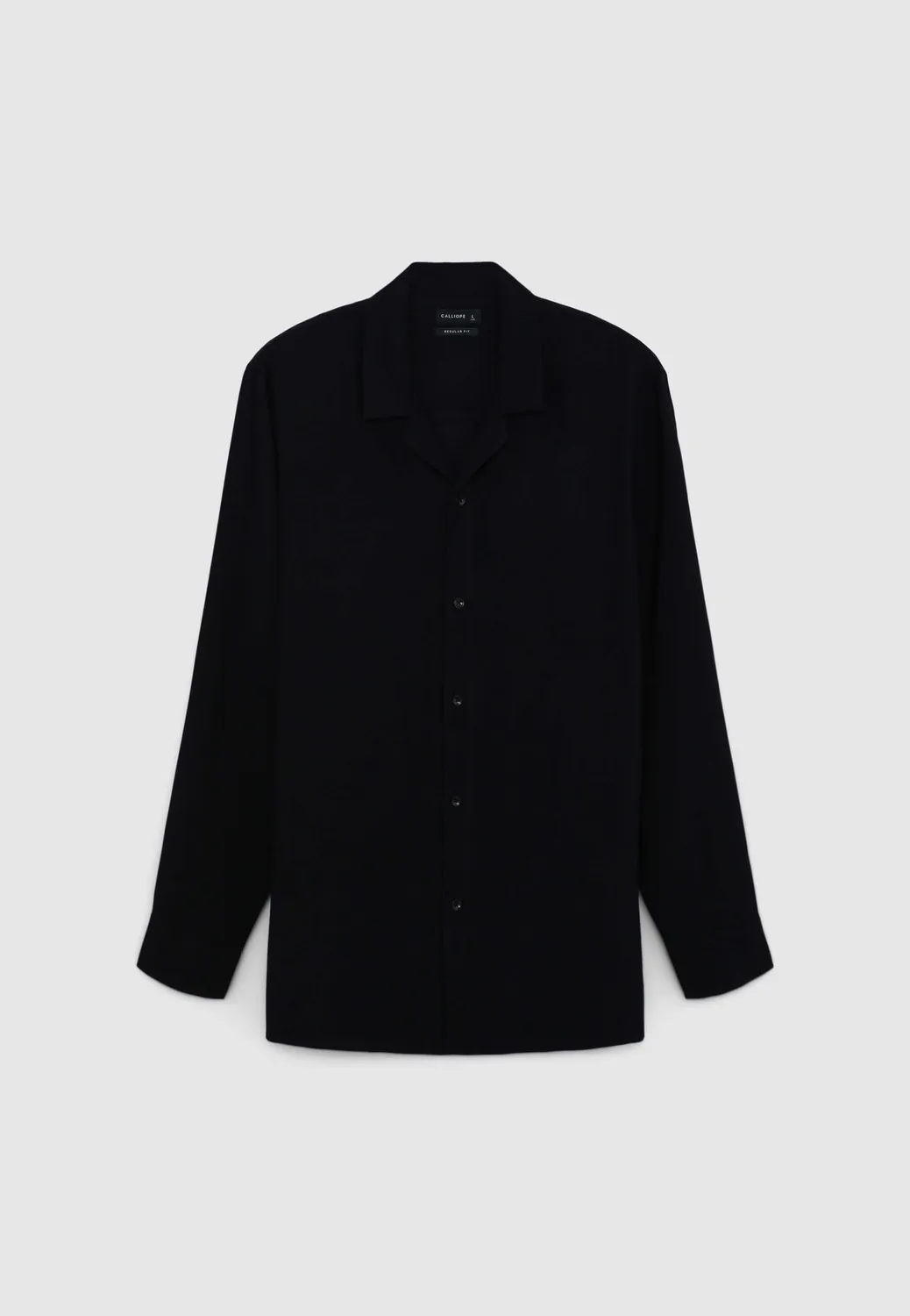 Calliope chemise bowling homme manches longues unie