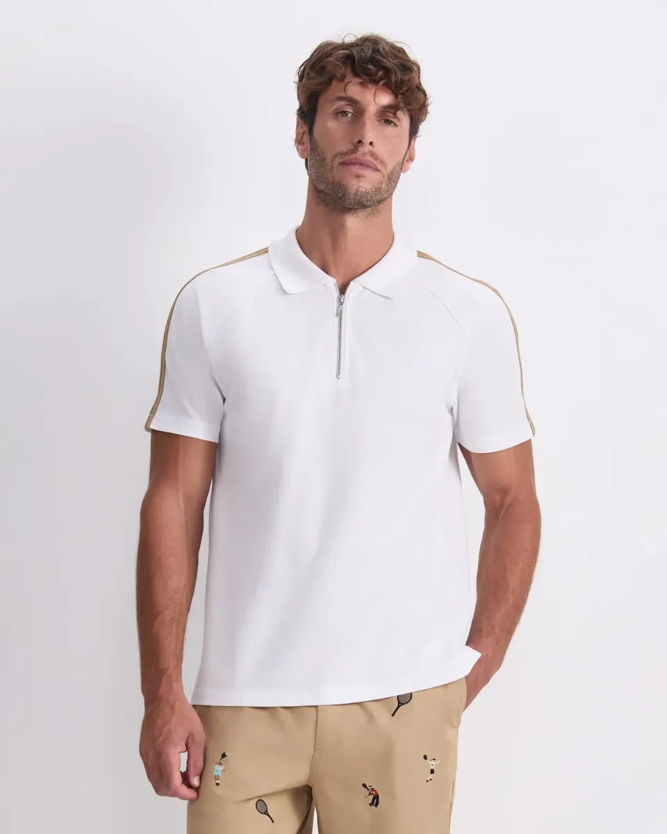 Sportscraft Rod polo coton homme zip métal