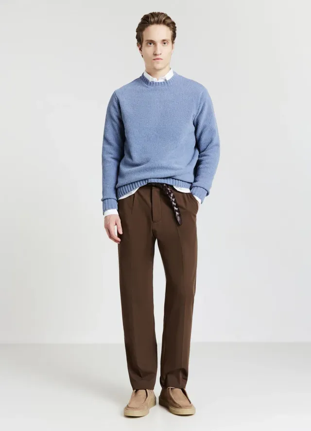 Calliope Pull col rond chenille homme regular