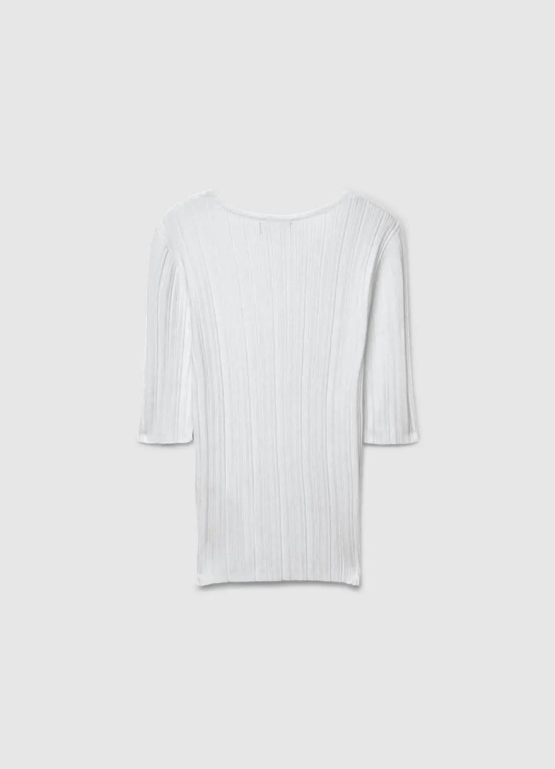 Calliope t-shirt femme côtelé manches coudes
