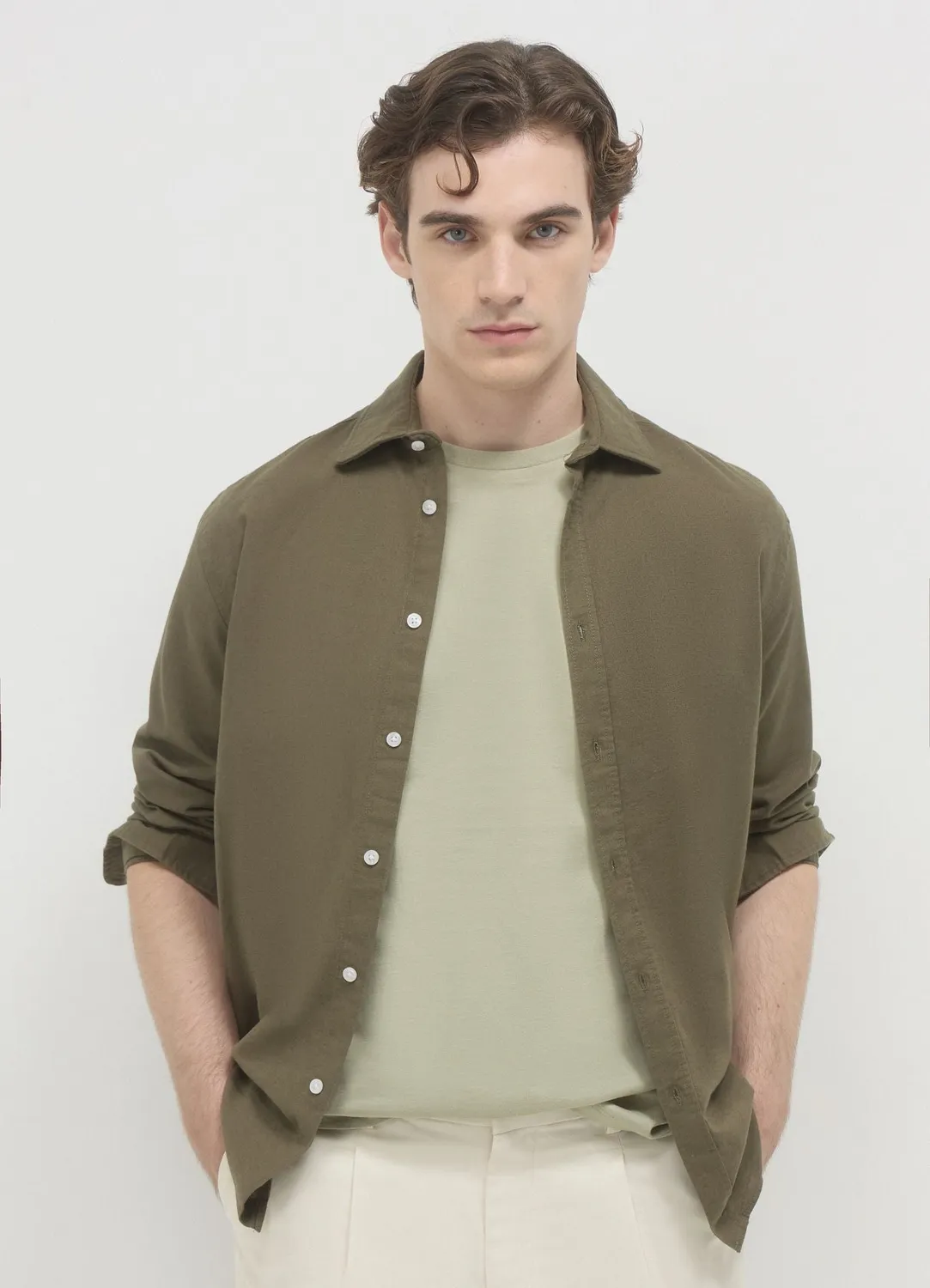 Calliope chemise classique lin homme regular