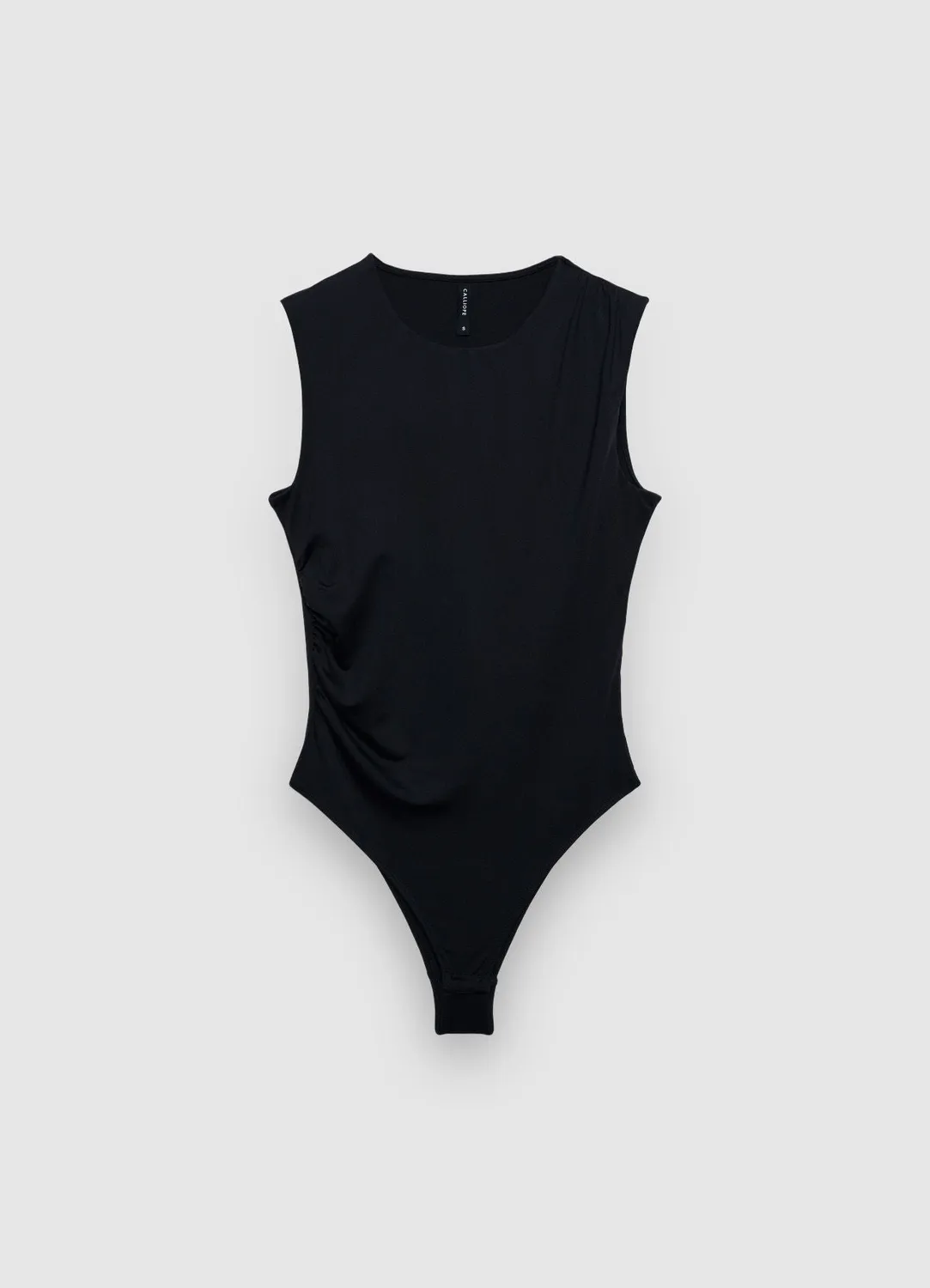 Calliope body femme col rond froncé sans manches