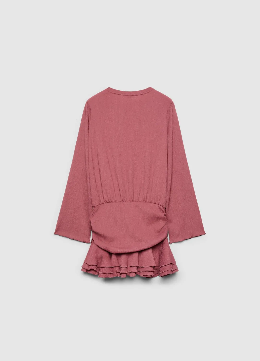 Calliope Atelier robe mini volants unie