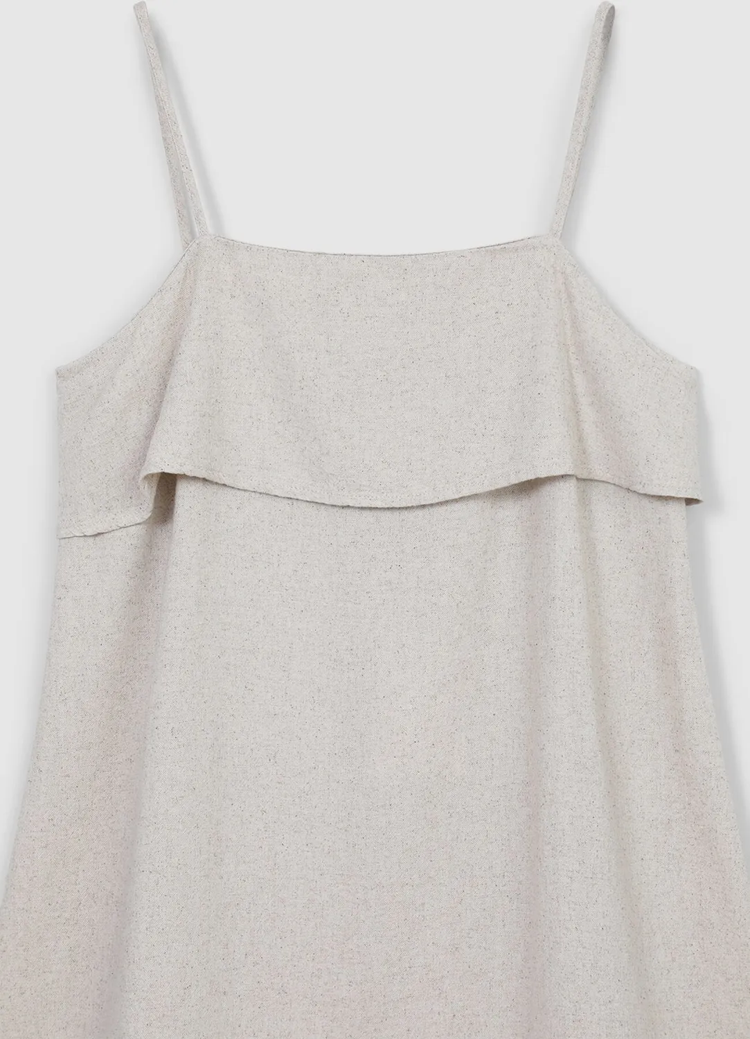 Calliope robe courte femme en lin bretelles fines