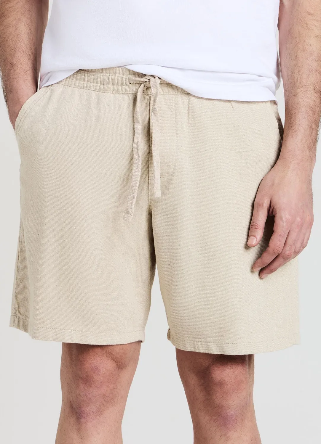 Calliope jogger court short homme en coton uni