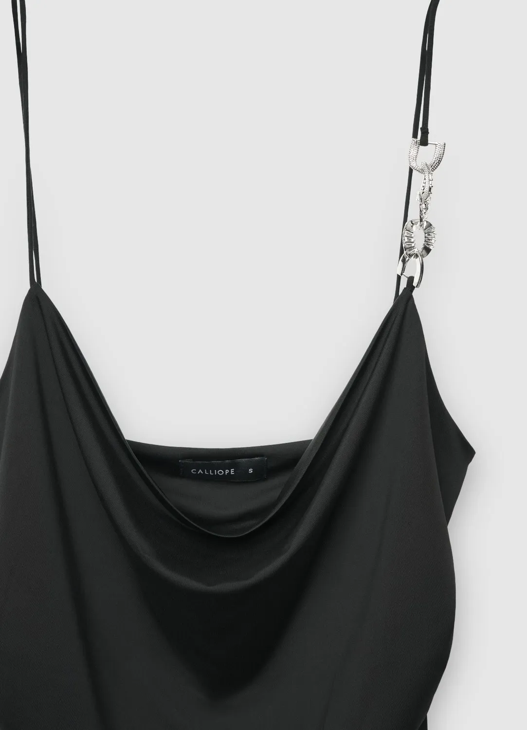 Calliope body chaîne strass femme col bénitier