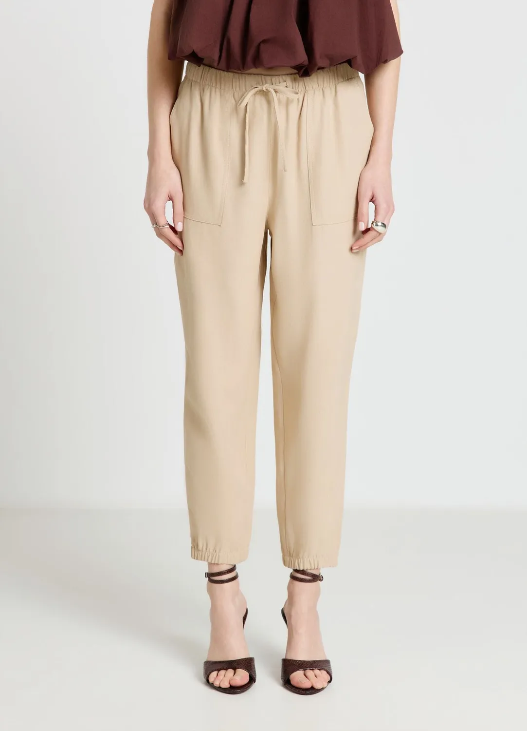 Calliope pantalon jogger cordon femme poches