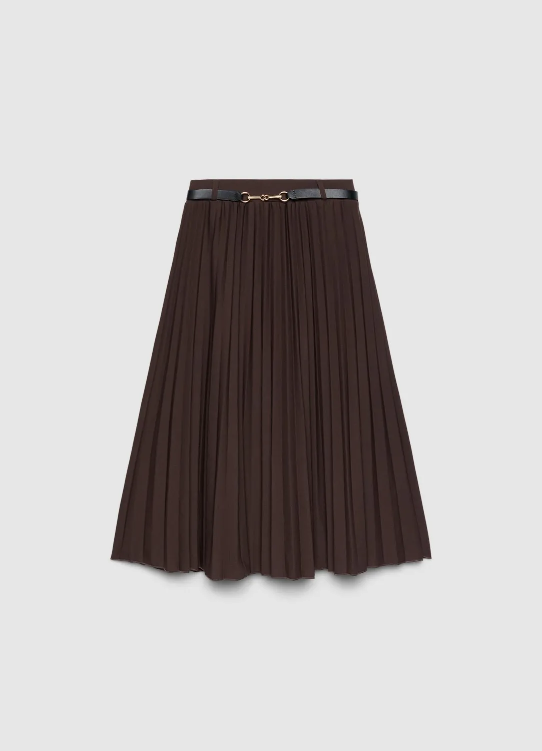 Calliope jupe midi plissée femme à ceinture