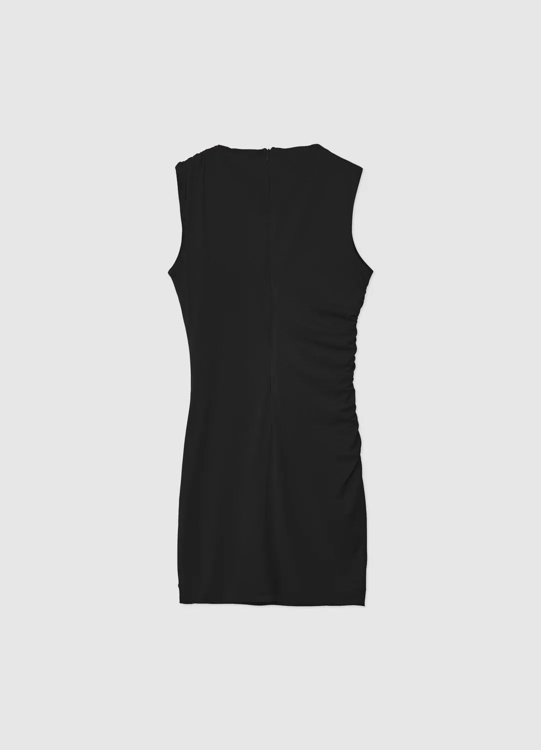 Calliope Atelier robe courte froncée sans manches