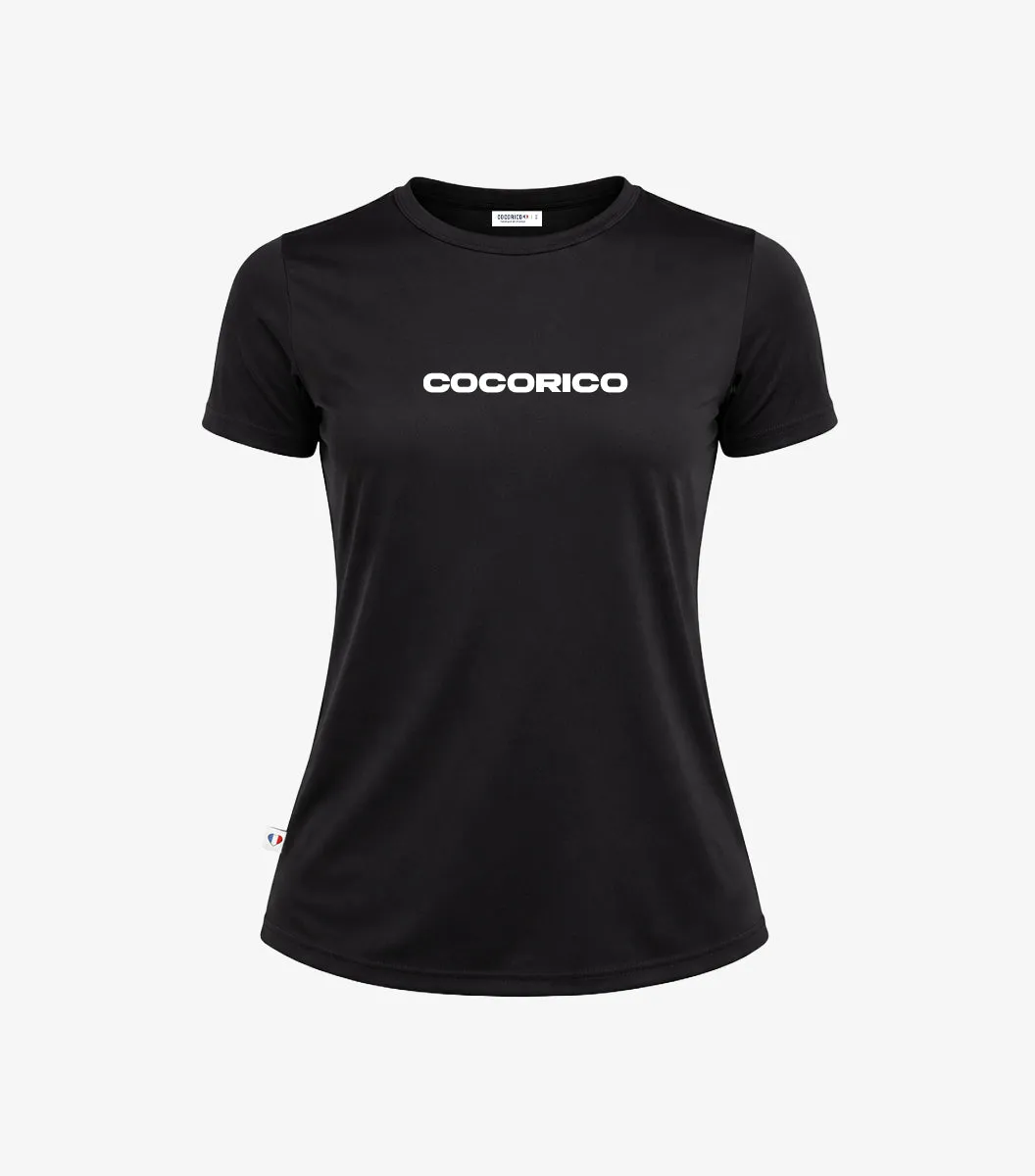 Cocorico Impact t-shirt sport femme noir technique
