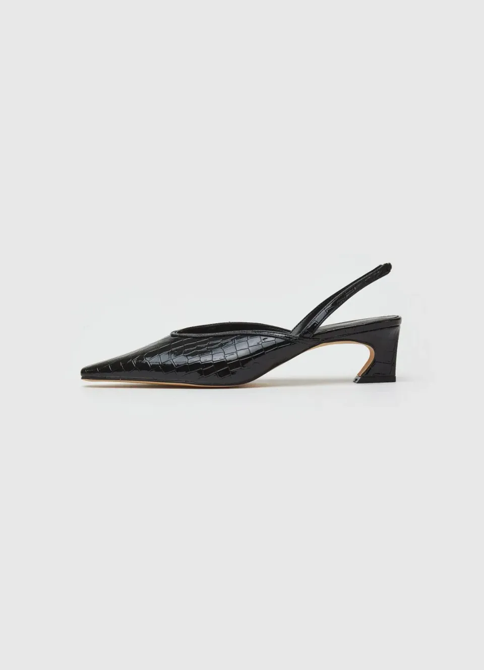 Calliope Mules slingback femme effet croco