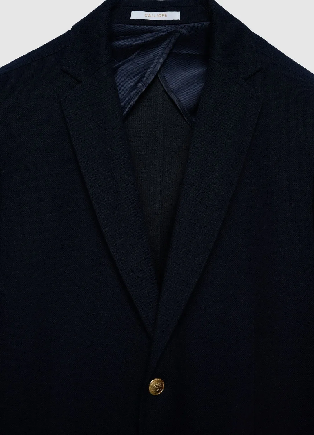 Calliope deux boutons veste homme unie regular