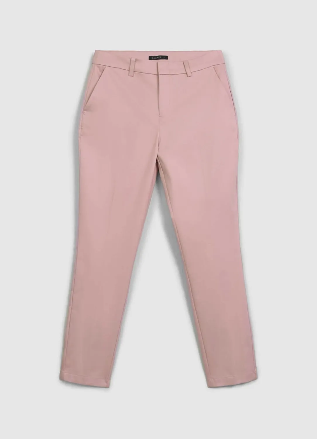 Calliope rasatello pantalon coton coupe regular