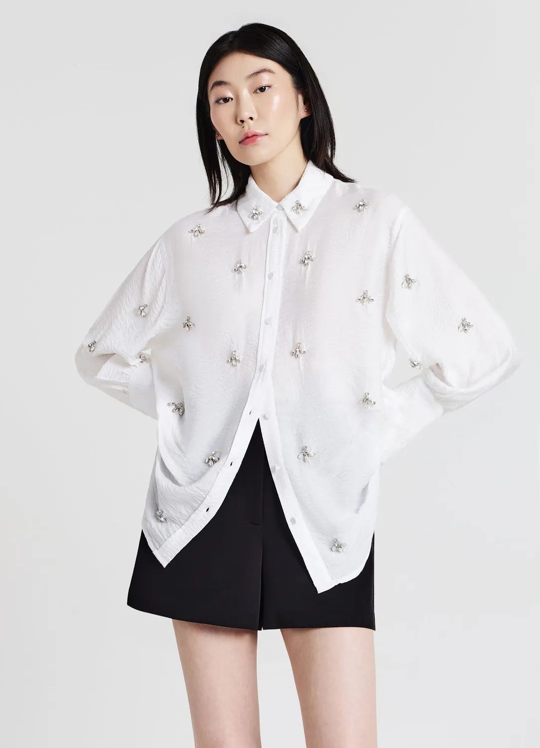 Calliope chemise oversize applications femme