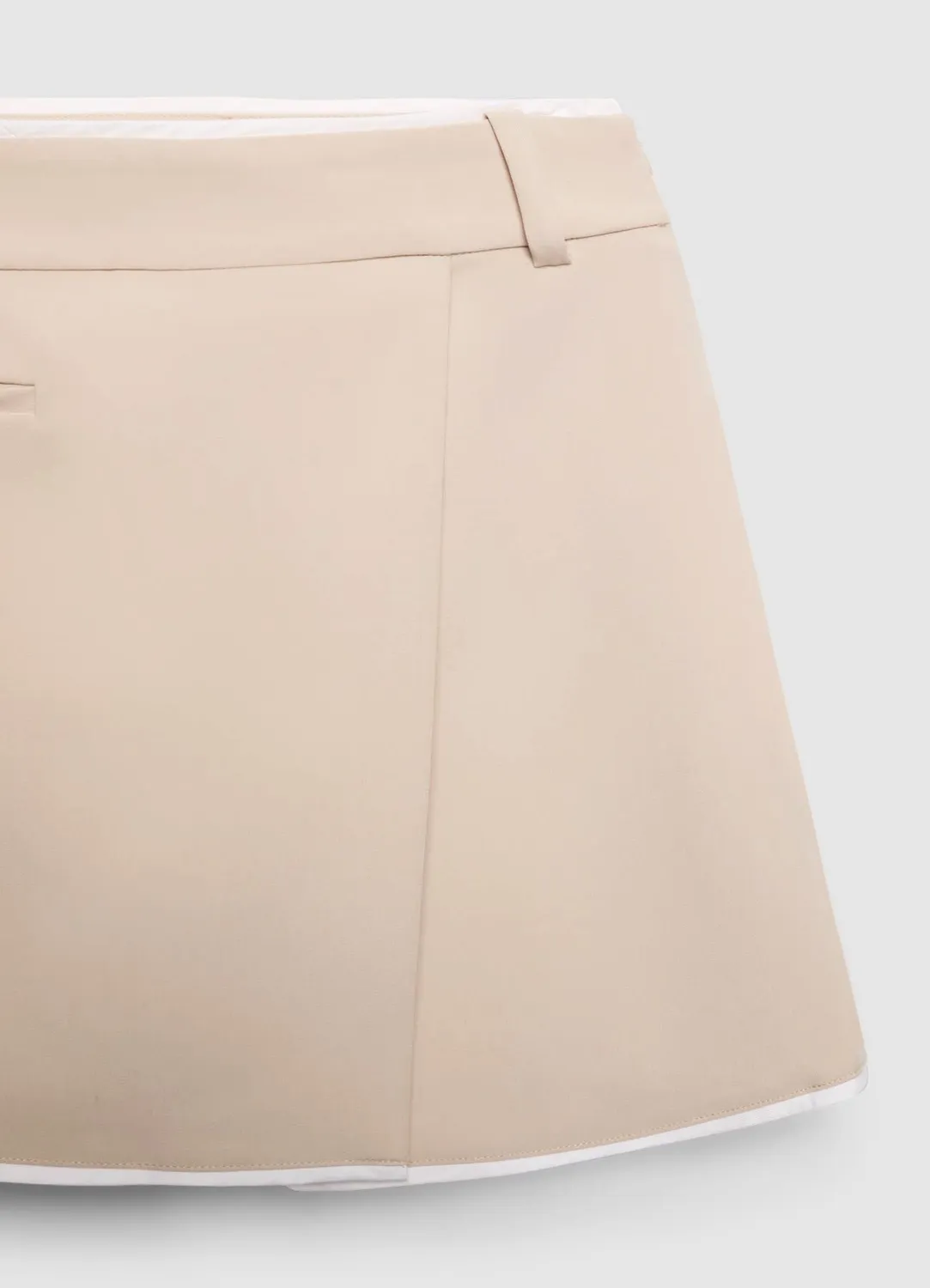 Calliope jupe-short femme évasée profils contraste
