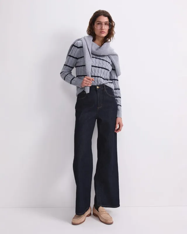 Sportscraft Merino 120436 pull femme torsades