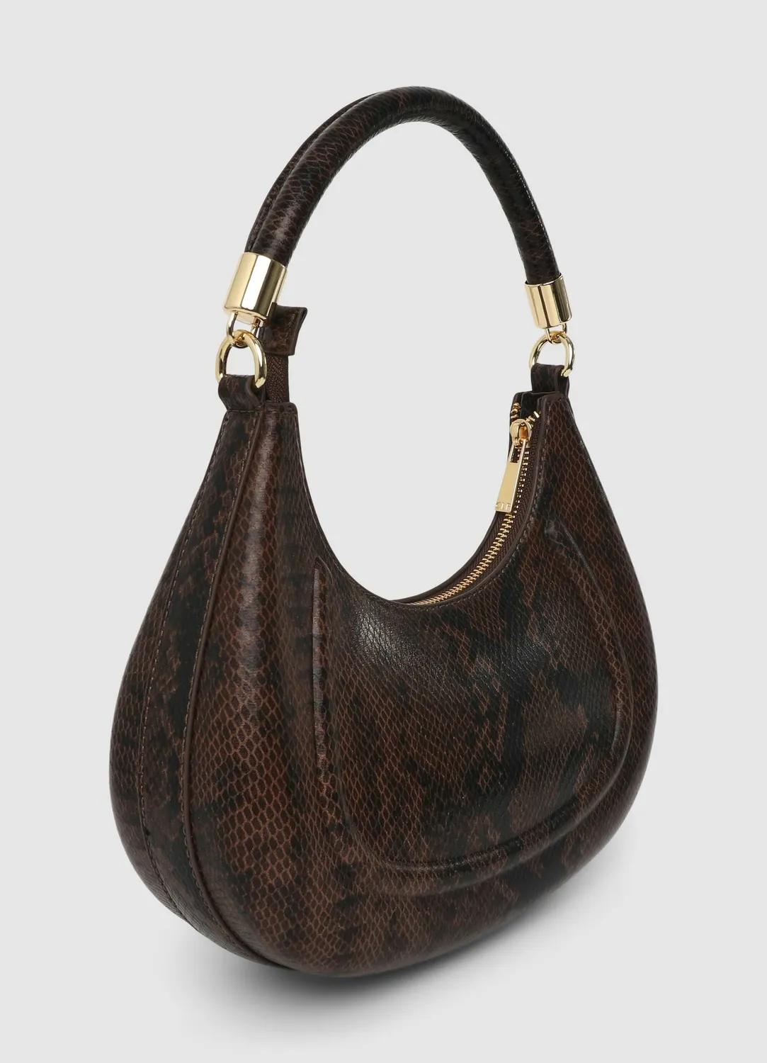 Calliope sac demi-lune rigide bandoulière animalier TU