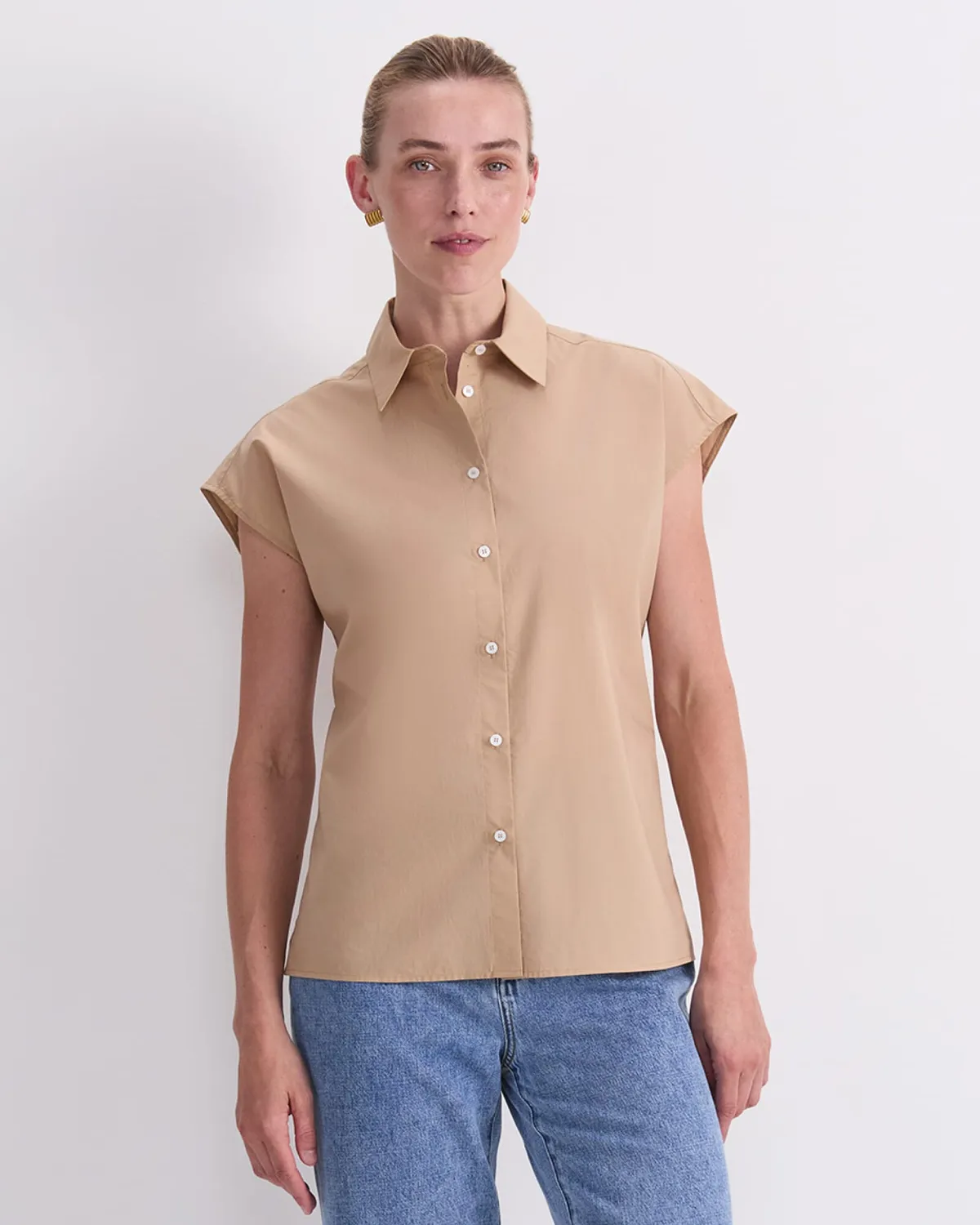 Sportscraft Mara 120675 chemise femme coton sans manches