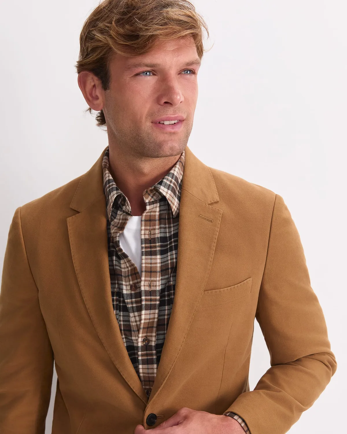 Sportscraft Moleskin Blazer homme coton italien poches