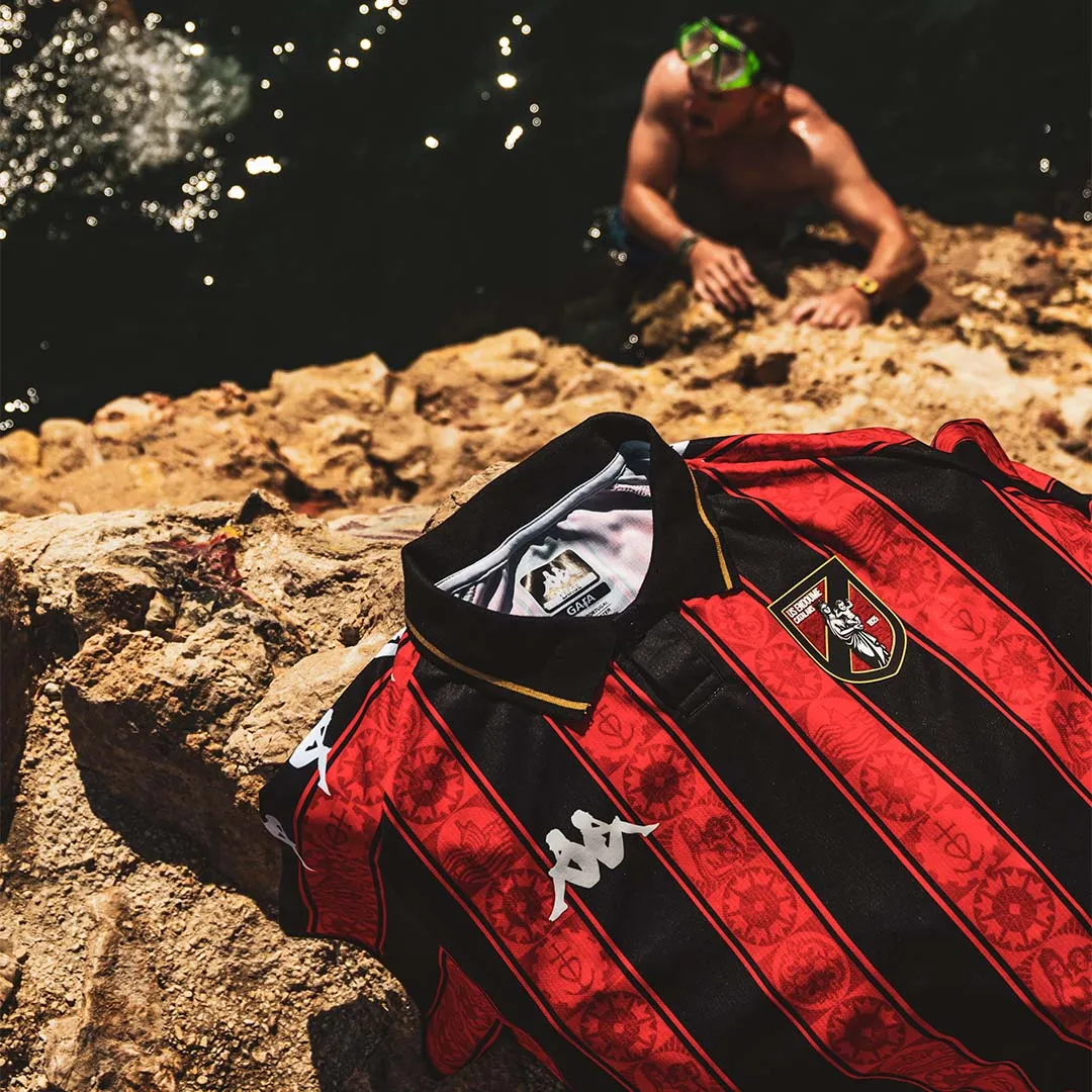 Kappa Claro maillot US Endoume 26/27 rouge homme