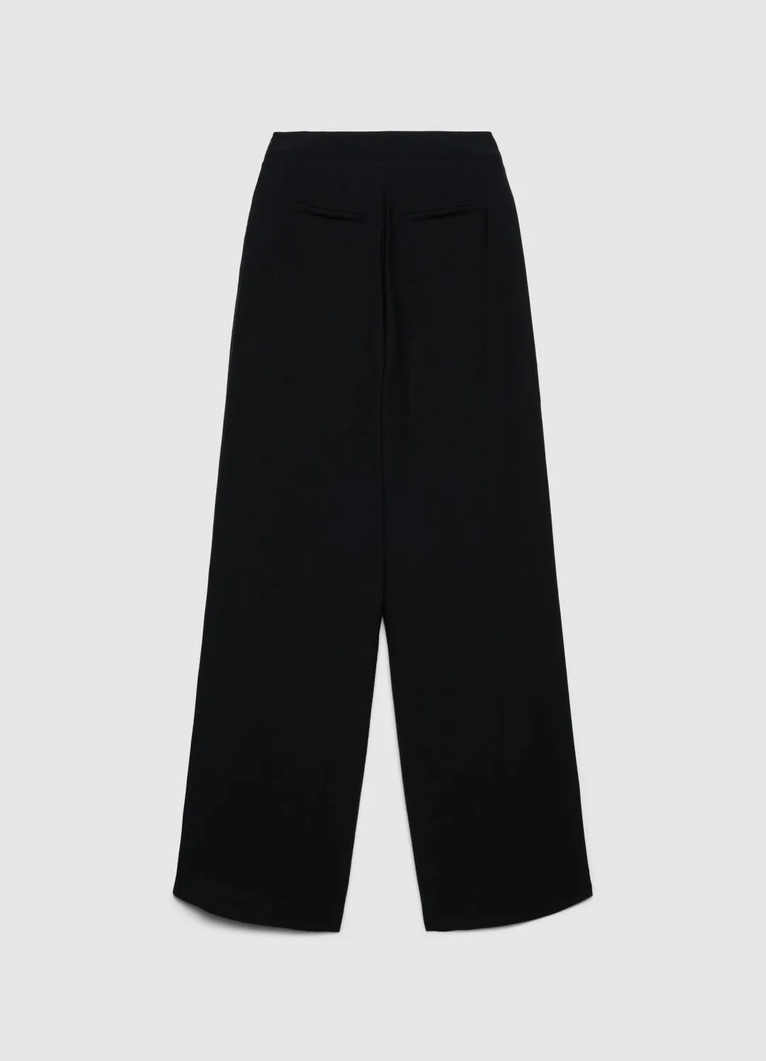 Calliope pantalon panneau drapé pantalon taille haute femme