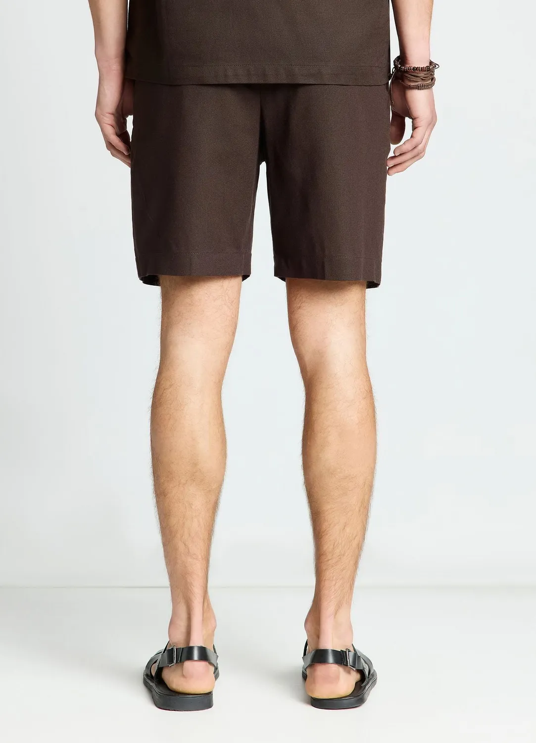 Calliope Bermuda homme uni mélange lin