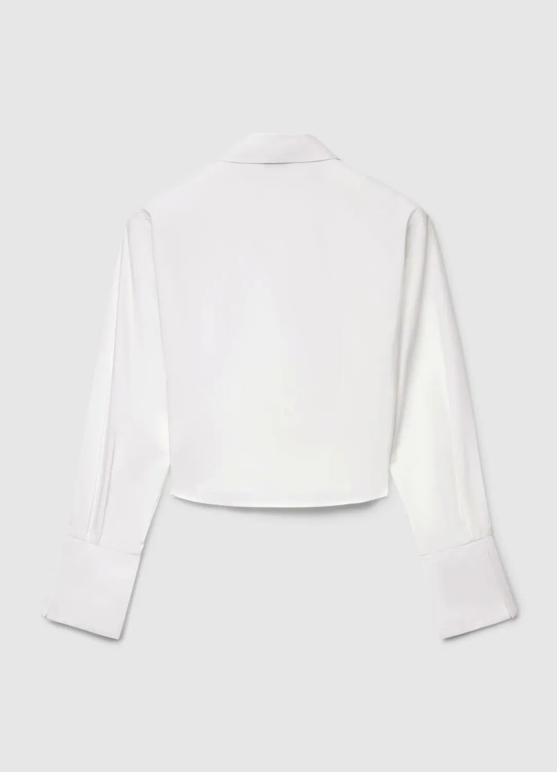 Calliope chemise croisée crop femme bureau