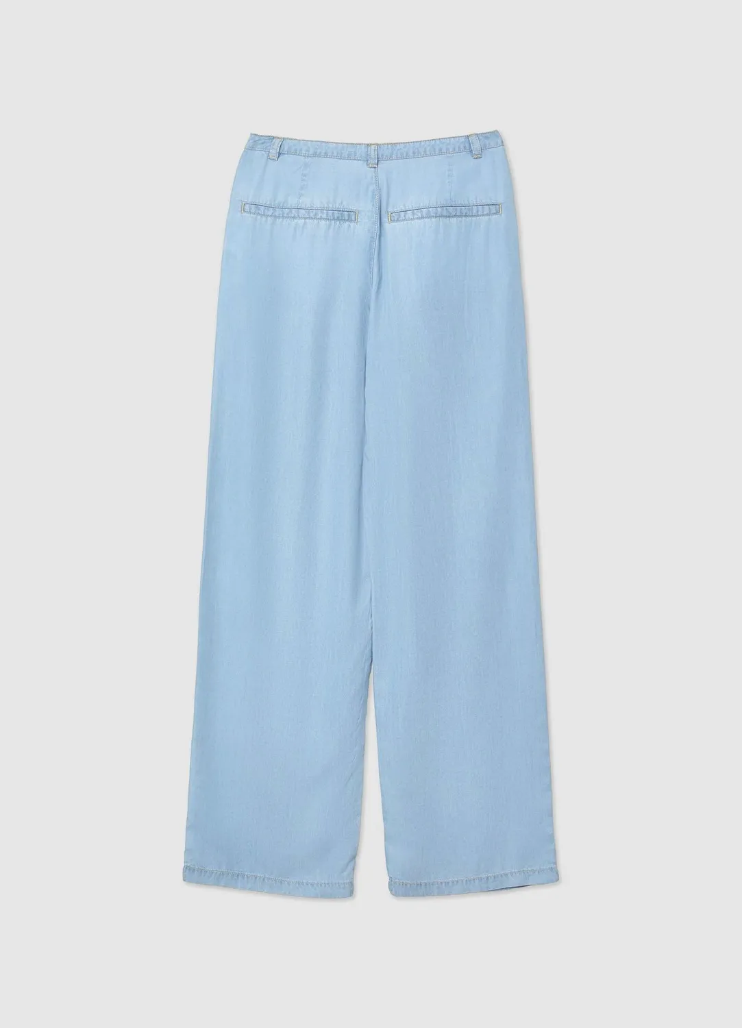 Calliope jean wide leg femme cordon uni