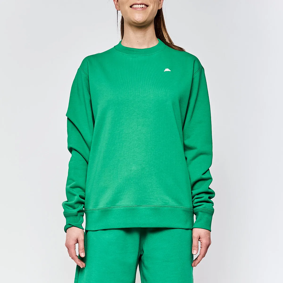 Robe di Kappa Grevan 671155W sweat vert unisexe