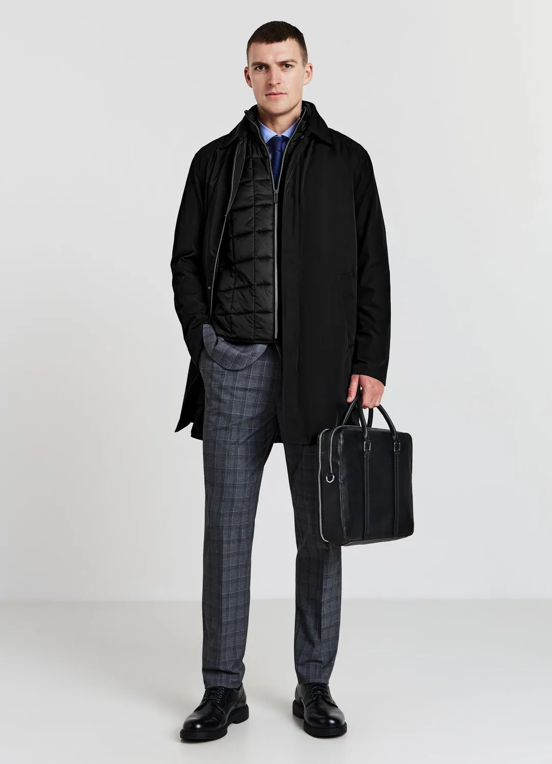 Calliope spolverino tinta unita manteau homme uni