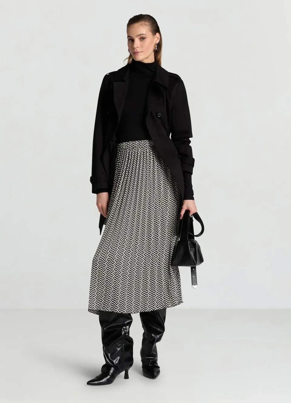 Calliope Trench double boutonnage femme ceinture