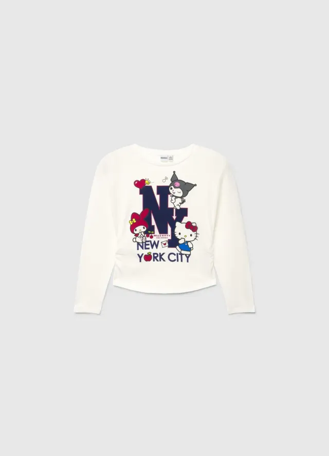 Calliope Hello Kitty t-shirt manches longues fille imprimé