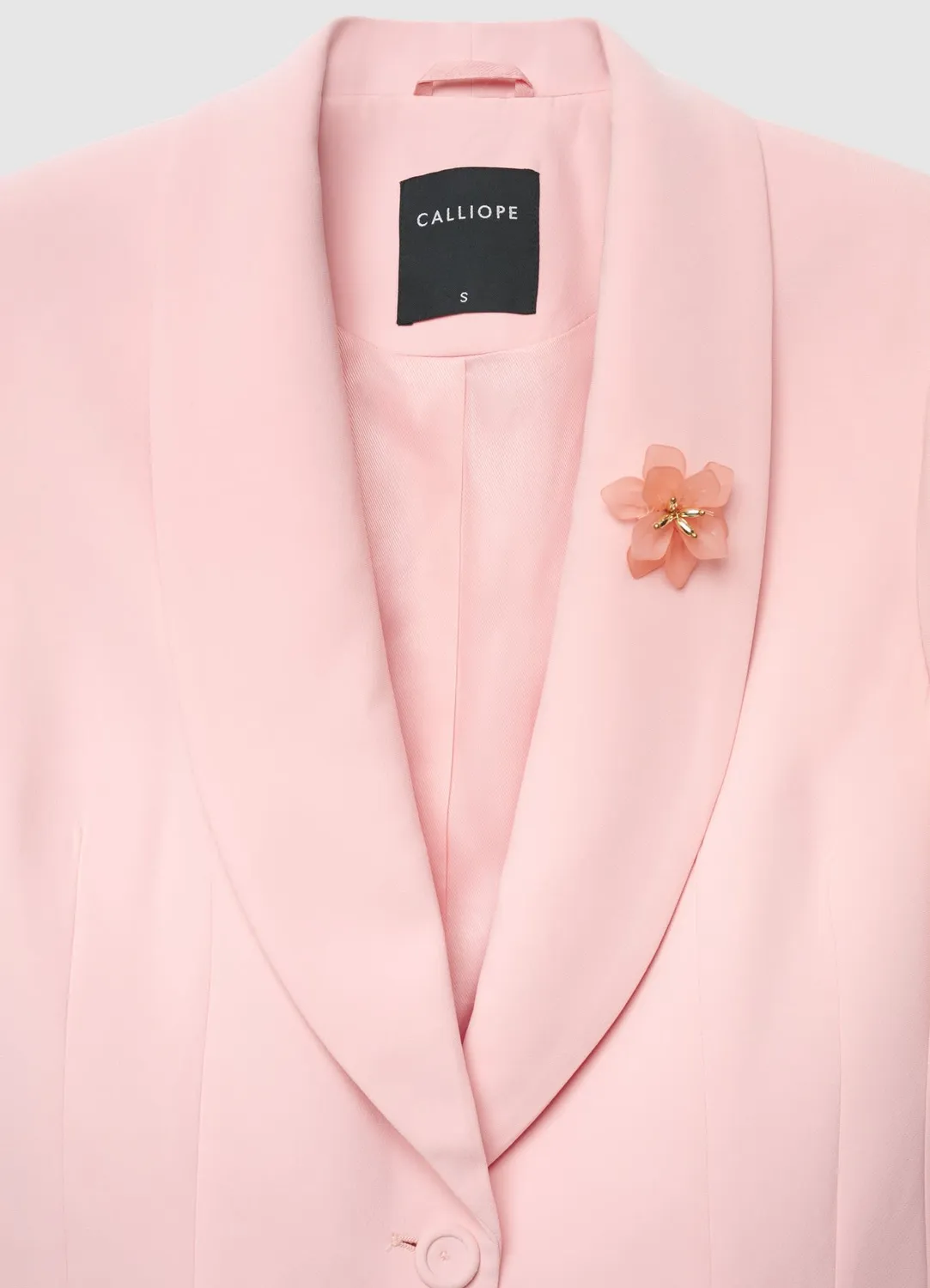 Calliope veste châle femme cérémonie 2 boutons