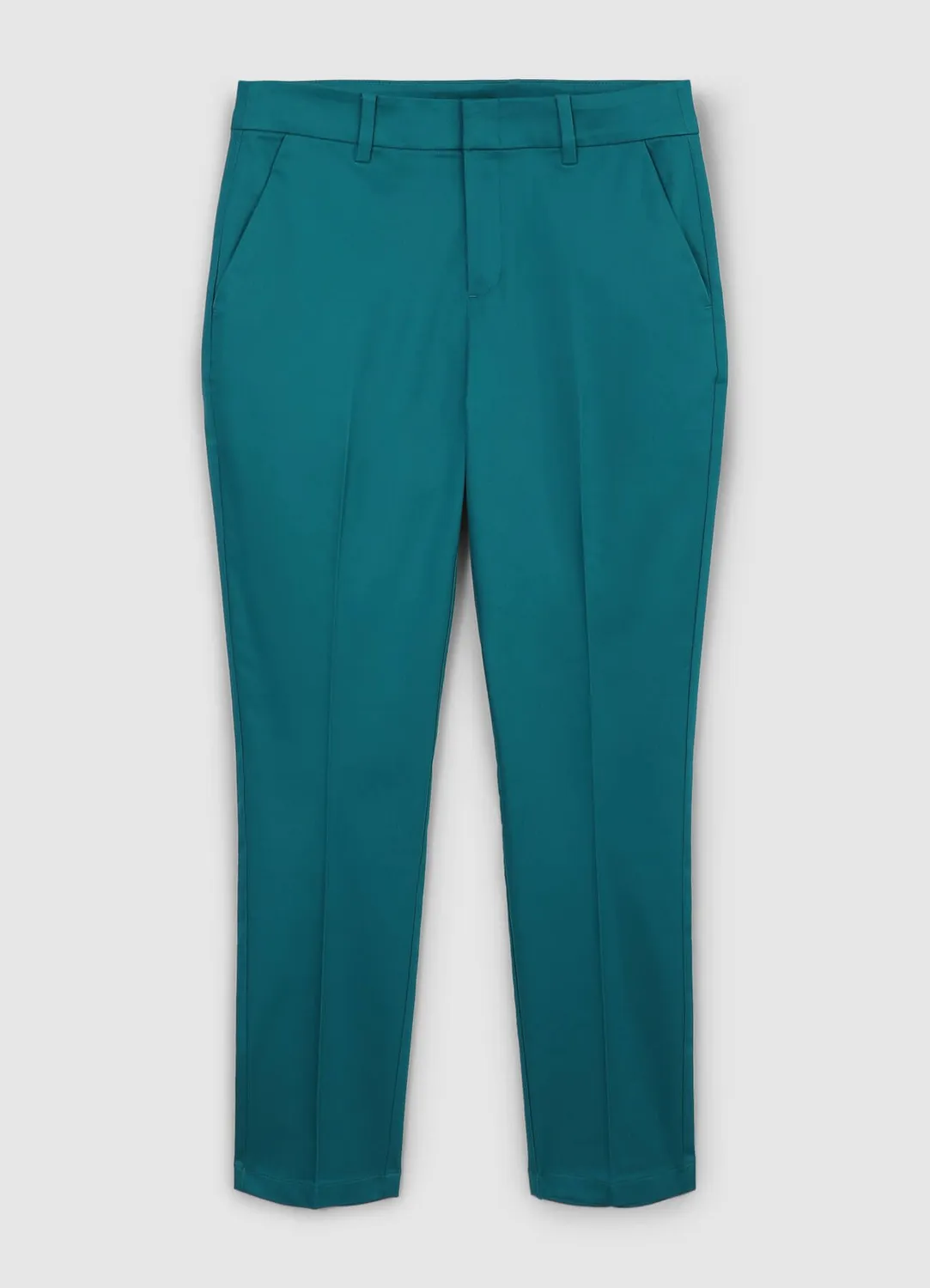 Calliope pantalon satin de coton femme coupe regular