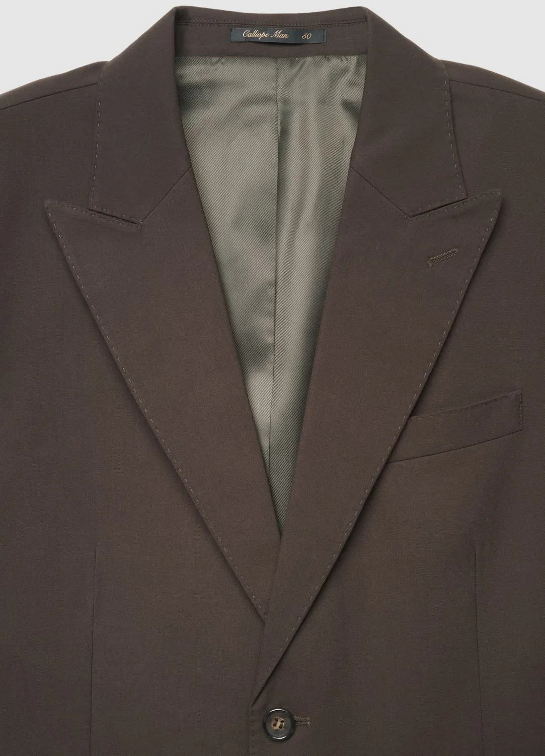 Calliope veste costume homme simple boutonnage