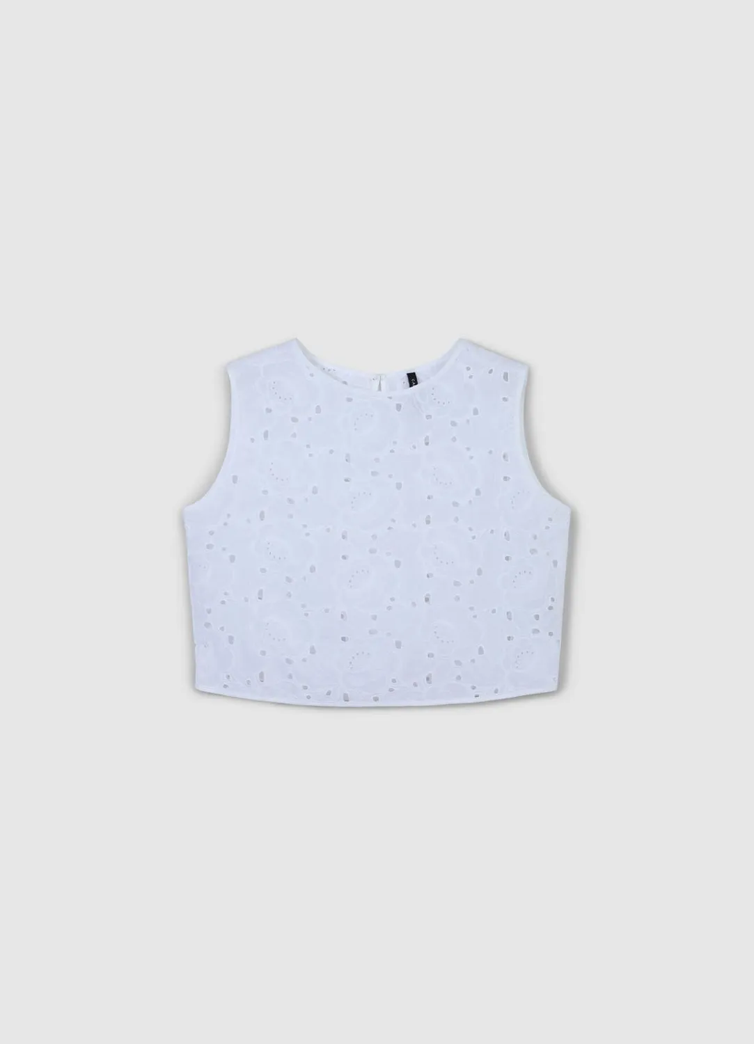 Calliope Top sangallo coton femme bretelles larges