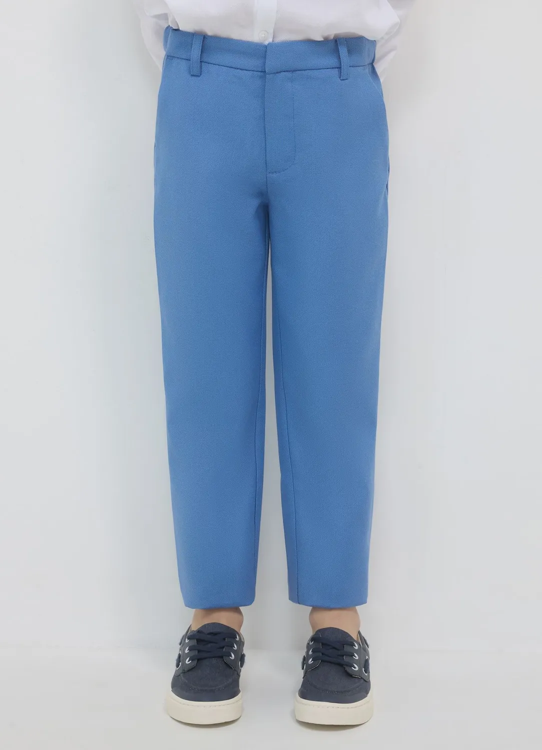 Pantalon Calliope uni garçon zip poches