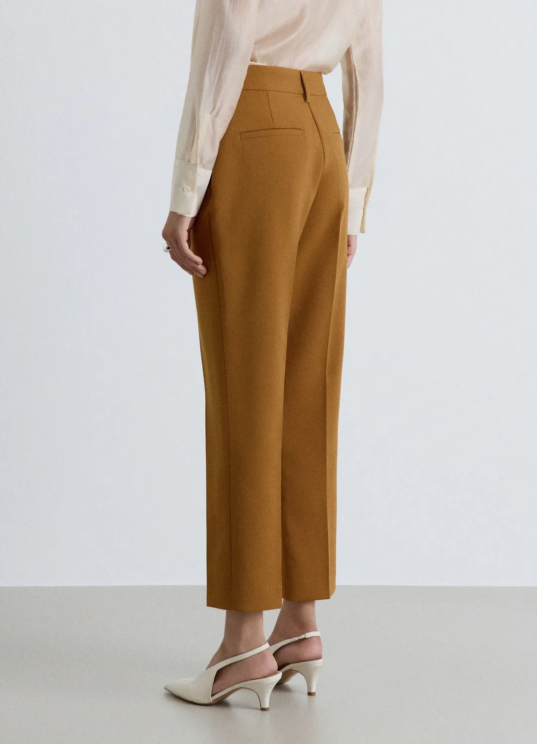 Calliope pantalon droit femme slim pli pressing business
