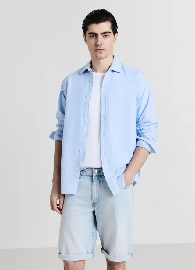 Calliope Short Denim Délavé short homme regular