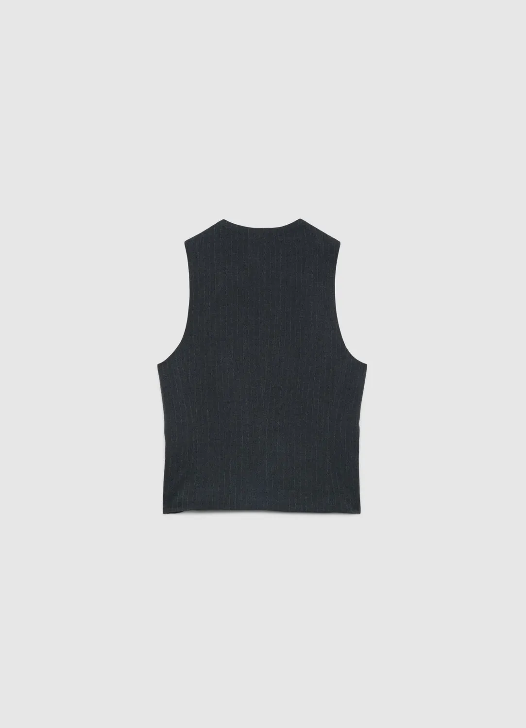 Calliope gilet tailleur à rayures femme boutons