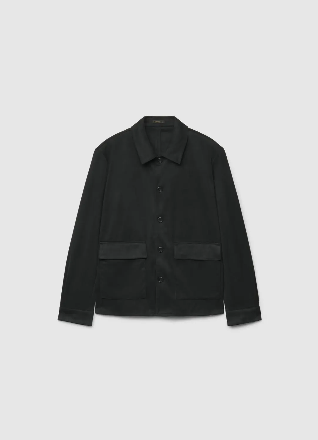 Calliope Shacket Homme Boutonnée Unie